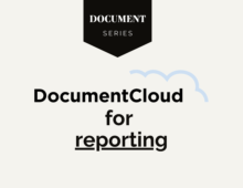 DocumentCloud as a reporting tool