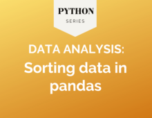 Python for data analysis: Sorting data in pandas