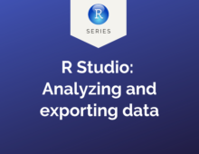R: Analyzing and exporting data